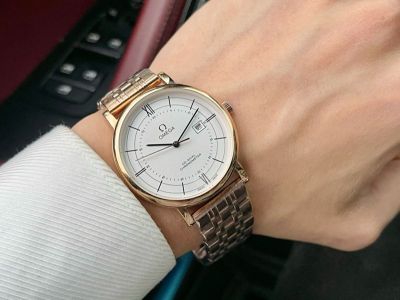 Omega Imported Quartz Movement 316L Steel 40mm for Men 30mm for Lady Watch